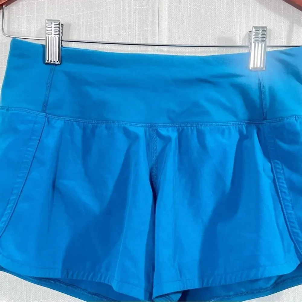 lululemon athletica Teal Running Shorts